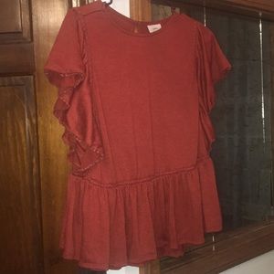 Knox Rose Orange Blouse